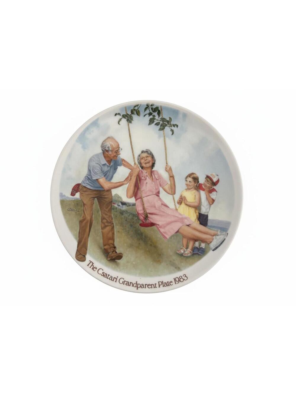Edwin M. Knowles "The Swinger" Collector Plate (1983) by Joseph Catari